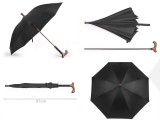               Gentleman férfi automata esernyő - Fekete Férfi esernyő,esőkabát