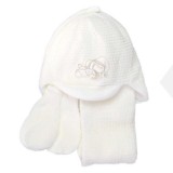      Figurás baby 3 részes téli szett Gyerek kalap,sapka, kesztyű