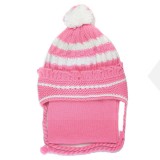      Csíkos fodros kislány szett Gyerek kalap,sapka, kesztyű