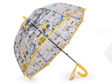 Átlátszó fiú esernyő - Autó Gyerek esernyő, esőkabát