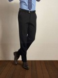                                Férfi szövetnadrág extra hosszú -  Fekete Férfi nadrág,bermuda