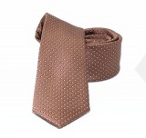                    NM slim szövött nyakkendő - Barna aprópöttyös Aprómintás nyakkendő