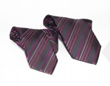     NM apa-fia nyakkendő szett - Lila csíkos Apa-fia szett
