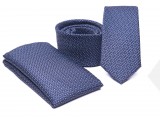    Prémium slim nyakkendő szett - Kék