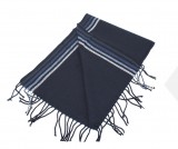    Newsmen unisex kötött sál - Kék csíkos