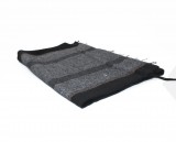    Newsmen unisex kötött sál - Szürke csíkos Férfi kesztyű, sál