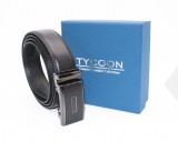                      Tycoon férfi bőr öv díszdobozban - Fekete