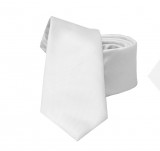                    NM slim szövött nyakkendő - Fehér aprómintás