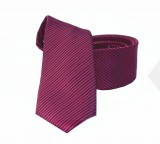                    NM slim szövött nyakkendő - Bordó csíkos