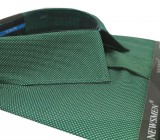             NM h.u slim elasztikus ing - Zöld aprómintás Slim, Smart fazon