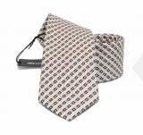                        NM normál nyakkendő - Drapp-barna kockás