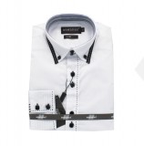             NM h.u slim ing - Fekete-fehér betétes Slim, Smart fazon