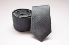    Prémium slim nyakkendő - Grafit Egyszínű nyakkendő