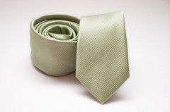    Prémium slim nyakkendő - Halványzöld Egyszínű nyakkendő