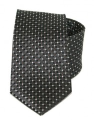 Exkluzív selyem nyakkendő - Fekete mintás Selyem nyakkendők
