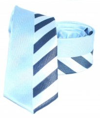 Goldenland slim nyakkendő - Kék csíkos Csíkos nyakkendő