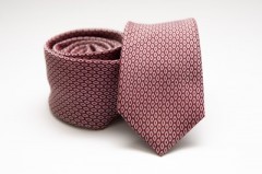    Prémium slim nyakkendő - Mályva pöttyös Aprómintás nyakkendő