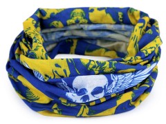 Multifunkciós kendő rugalmas - Kék-sárga Női divatkendő és sál