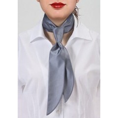 Zsorzsett női nyakkendő - Ezüstszürke 