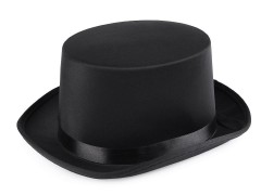 Cilinder - Fekete Férfi kalap, sapka