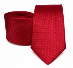   Prémium selyem nyakkendő - Meggypiros Egyszínű nyakkendő