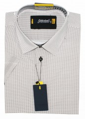                                      Goldenland smart fitt rövidujjú ing - Fekete pöttyös Akciós ing