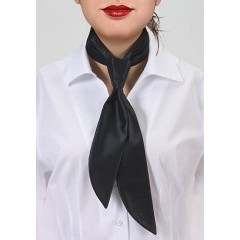 Zsorzsett női nyakkendő - Fekete Női nyakkendők, csokornyakkendő