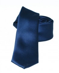                            NM slim szatén nyakkendő - Sötétkék 