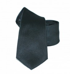              Slim nyakkendő - Fekete szövött 