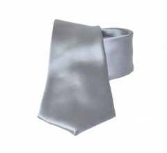         NM szatén nyakkendő - Ezüst Egyszínű nyakkendő