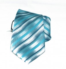                       NM classic nyakkendő - Tűrkíz csíkos 