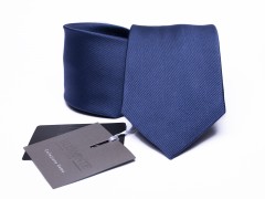        Prémium selyem nyakkendő - Sötétkék Egyszínű nyakkendő