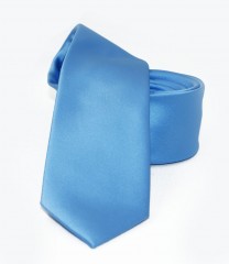                  NM slim szatén nyakkendő - Égszínkék Egyszínű nyakkendő