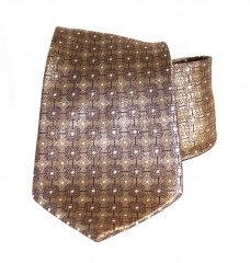                       NM classic nyakkendő - Bronzbarna mintás 