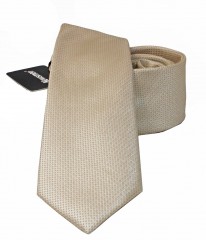                    NM slim szövött nyakkendő - Drapp Egyszínű nyakkendő