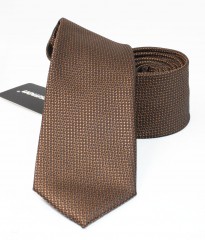                    NM slim szövött nyakkendő - Aranybarna Egyszínű nyakkendő