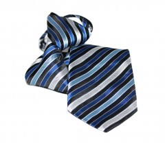      NM Állítható gyereknyakkendő - Kék csíkos Gyerek nyakkendők