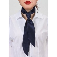 Zsorzsett női nyakkendő - Sötétkék 