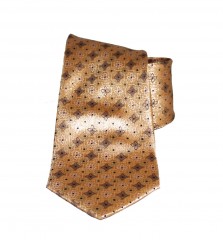                       NM classic nyakkendő - Aranybarna mintás 