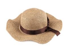  Nyári szalma kalap - Bézs Női kalap, sapka
