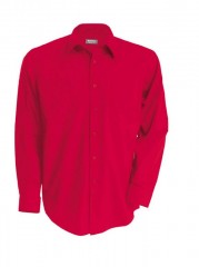 Férfi h.u comfort fitt ing - Piros Egyszínű ing