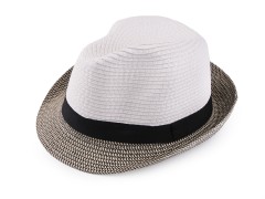  Nyári kalap unisex - Fehér-szürke Női kalap, sapka