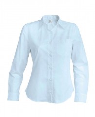   Pamut puplin női h.u ing - Halványkék Női ing,póló,pulóver