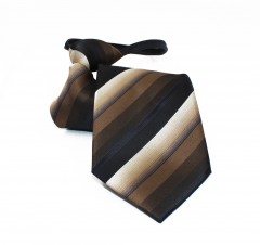      NM Állítható gyereknyakkendő - Barna csíkos Gyerek nyakkendők