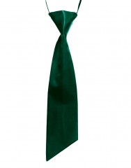            Női szatén gumis nyakkendő - Sötétzöld Női nyakkendők, csokornyakkendő