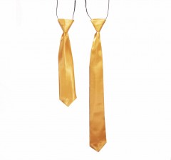                Szatén apa-fia nyakkendő szett - Arany 
