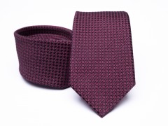        Prémium selyem nyakkendő - Bordó pöttyös Aprómintás nyakkendő