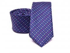 Prémium slim nyakkendő - Lila csíkos Csíkos nyakkendő