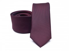 Prémium slim nyakkendő - Burgundi 