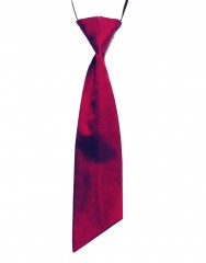            Női szatén gumis nyakkendő - Burgundi Női nyakkendők, csokornyakkendő